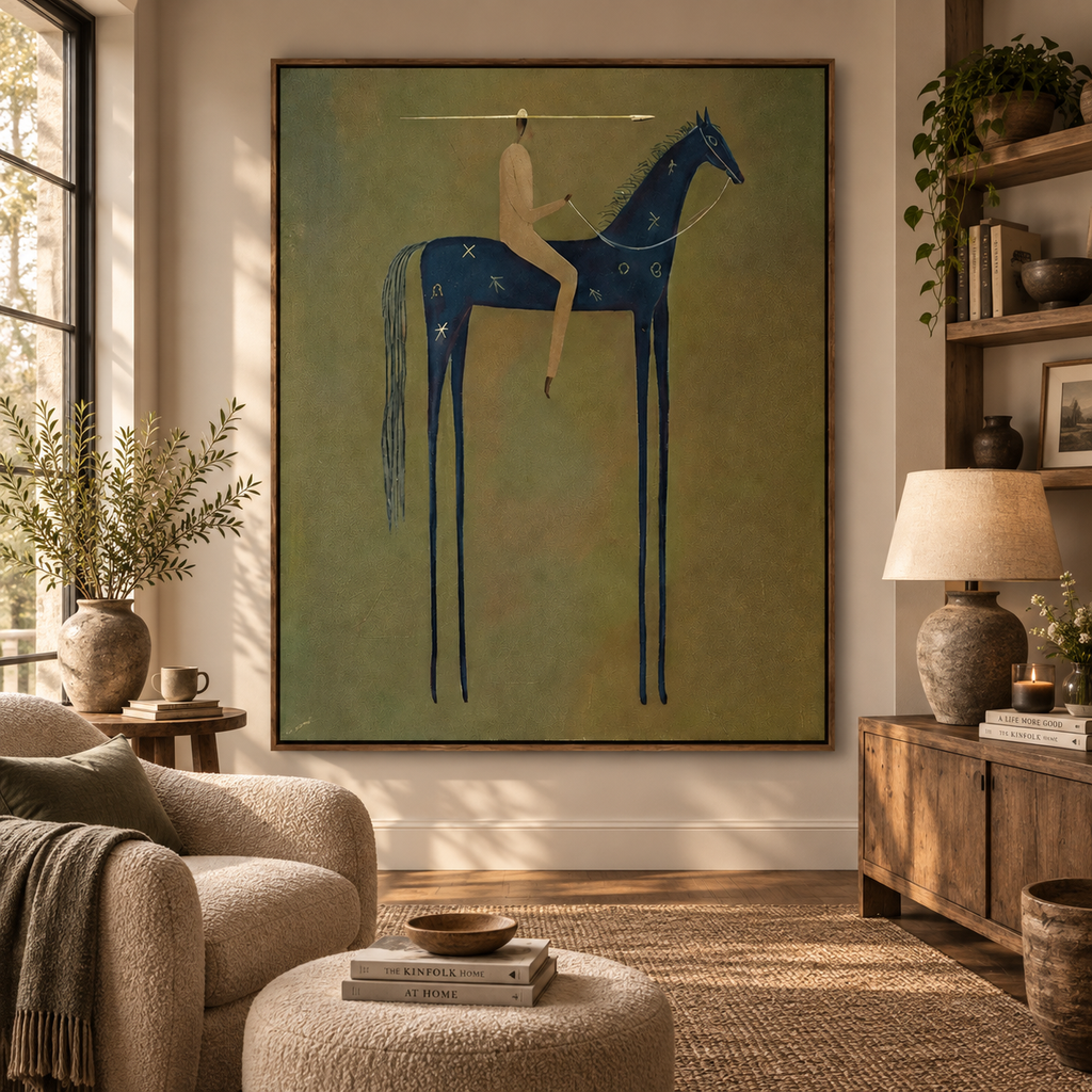 ARBYNART Vintage Americana Art | Emerald Stillness