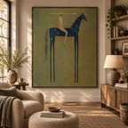 ARBYNART Vintage Americana Art | Emerald Stillness