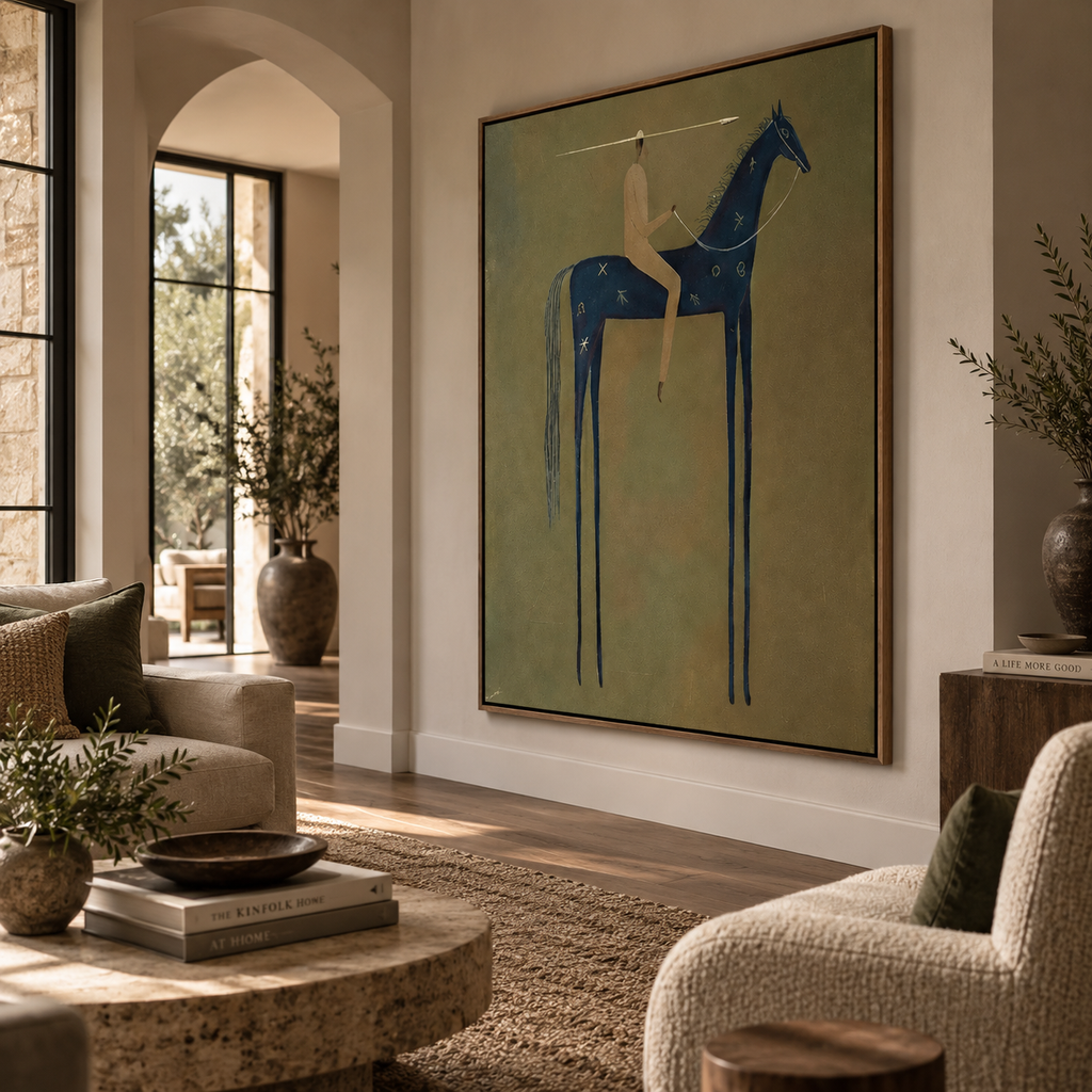 ARBYNART Vintage Americana Art | Emerald Stillness