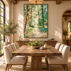 ARBYNART Impressionist Art | Emerald Woodland Path