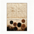 ARBYNART Wabi-Sabi Art | Fibrous Circle Textures