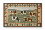 ARBYNART Vintage Americana Art | Five Cattle in the Meadow