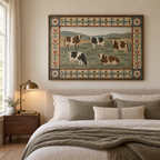 ARBYNART Vintage Americana Art | Five Cattle in the Meadow