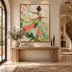 ARBYNART 3D Textured Art | Floral Dancer in Motion
