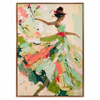 ARBYNART 3D Textured Art | Floral Dancer in Motion