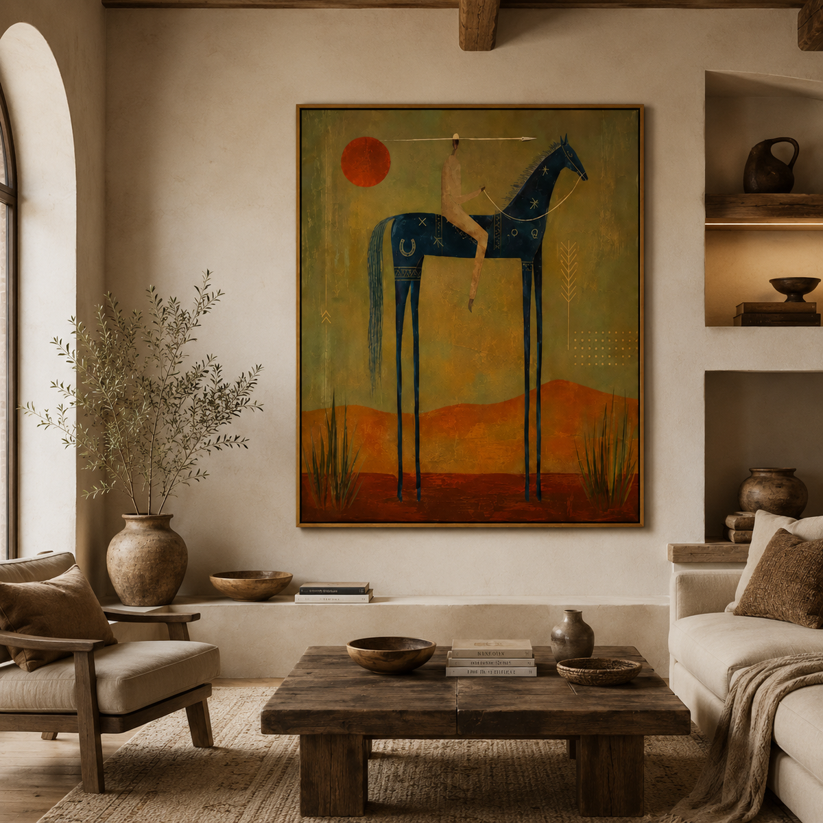 ARBYNART Vintage Americana Art | Folk Symbol of the Desert