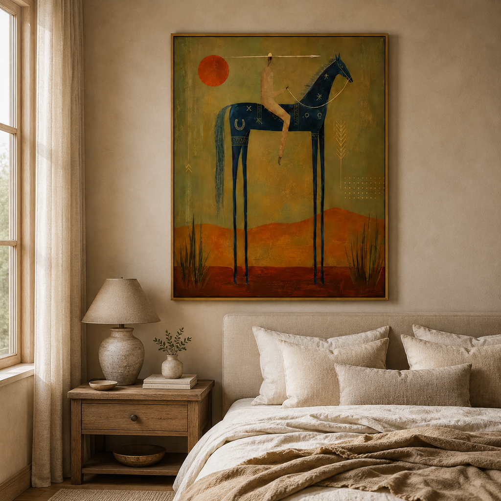 ARBYNART Vintage Americana Art | Folk Symbol of the Desert