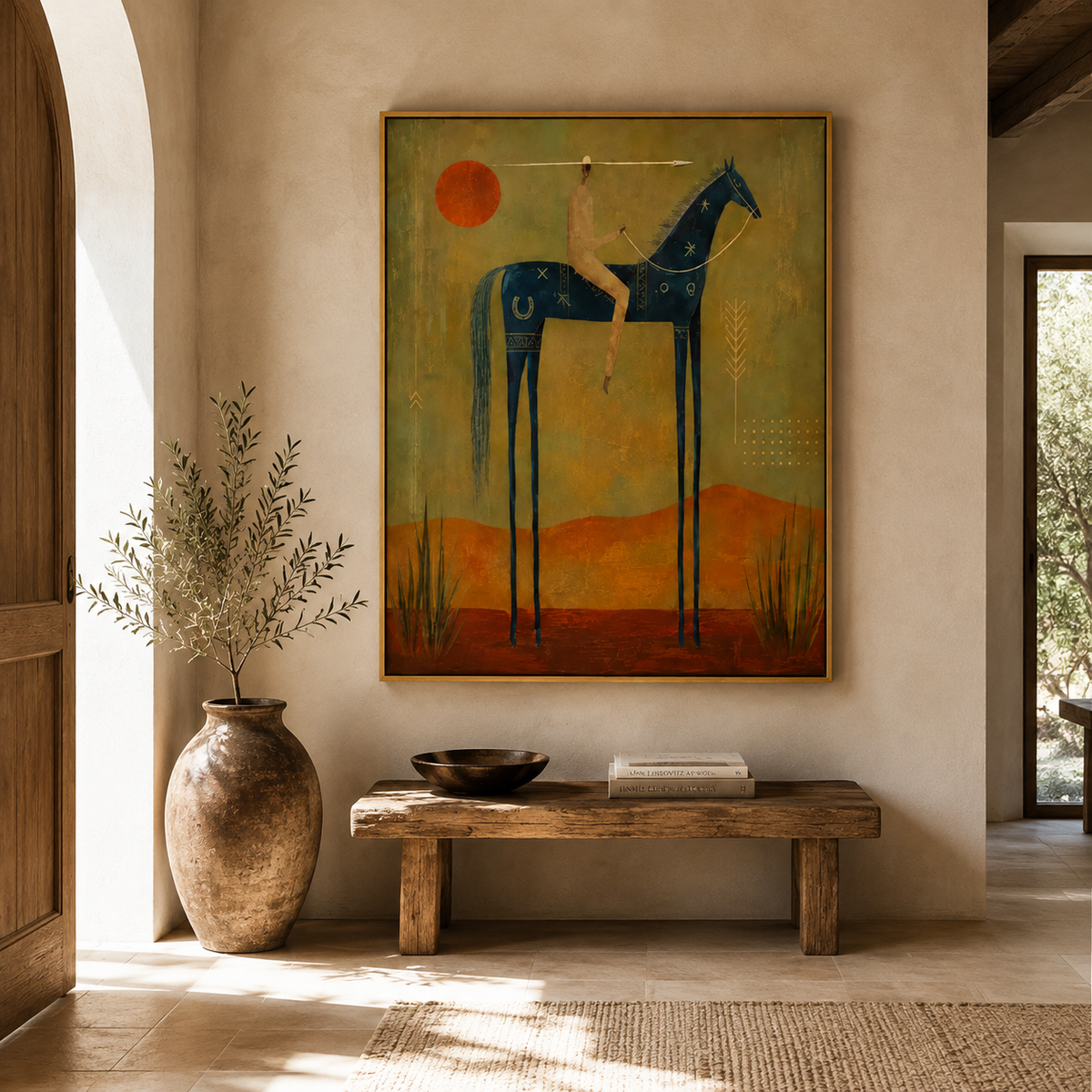ARBYNART Vintage Americana Art | Folk Symbol of the Desert