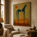 ARBYNART Vintage Americana Art | Folk Symbol of the Desert