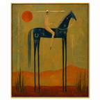 ARBYNART Vintage Americana Art | Folk Symbol of the Desert