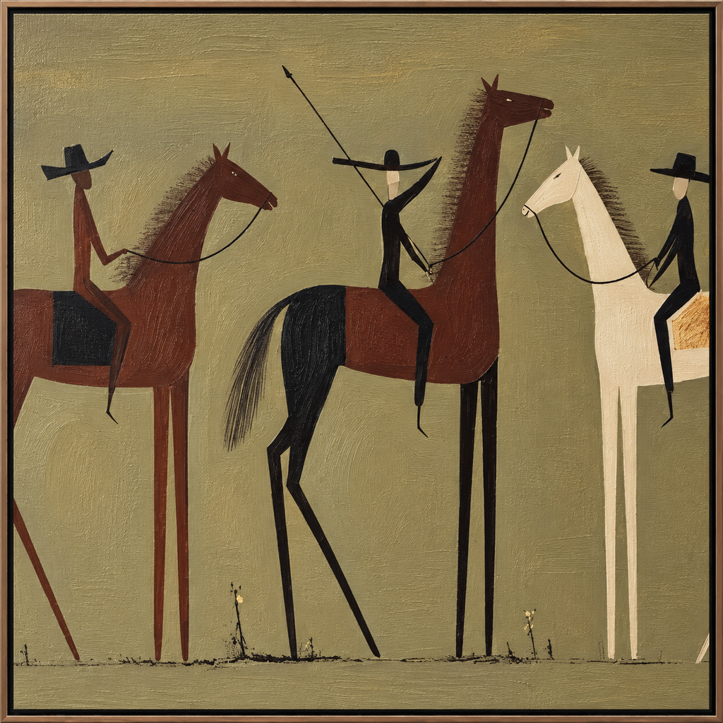 ARBYNART Vintage Americana Art | Frontier Echoes