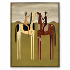ARBYNART Vintage Americana Art | Frontier Mirror Riders
