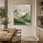 ARBYNART Abstract Art | Gilded Mountain Drift