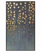 ARBYNART Contemporary Luxe Art | Gilded Blossom Rain