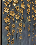 ARBYNART Contemporary Luxe Art | Gilded Blossom Rain