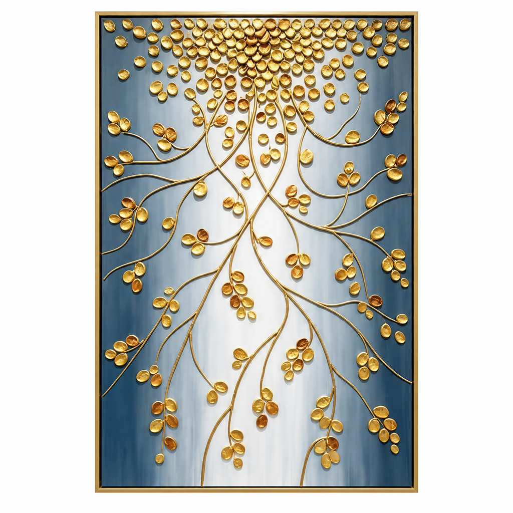 ARBYNART Contemporary Luxe Art | Gilded Branch Cascade