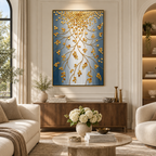 ARBYNART Contemporary Luxe Art | Gilded Branch Cascade