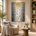 ARBYNART Contemporary Luxe Art | Gilded Branch Cascade
