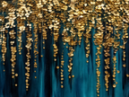 ARBYNART Contemporary Luxe Art | Gilded Canopy Falls