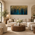 ARBYNART Contemporary Luxe Art | Gilded Canopy Falls