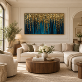 ARBYNART Contemporary Luxe Art | Gilded Canopy Falls