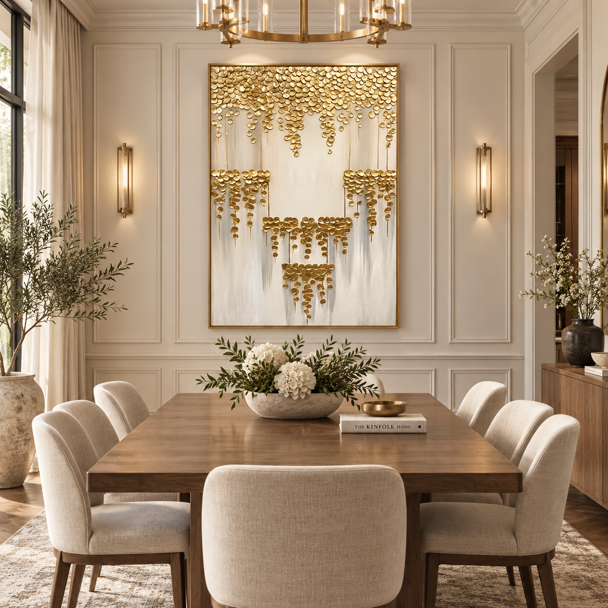 ARBYNART Contemporary Luxe Art | Gilded Cascade Tier