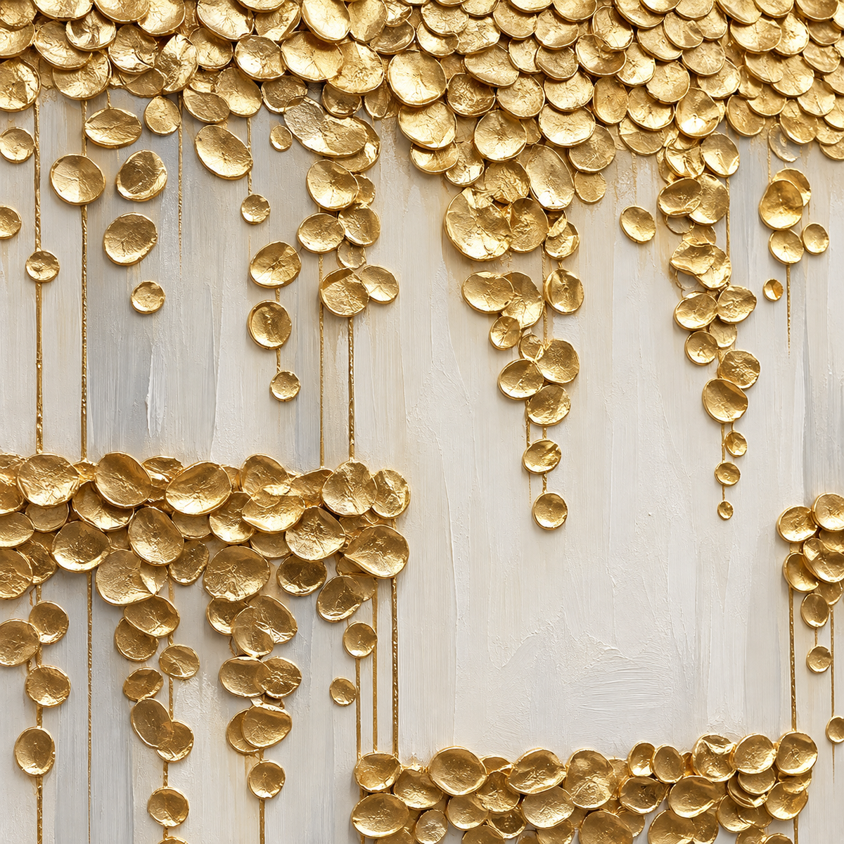ARBYNART Contemporary Luxe Art | Gilded Cascade Tier