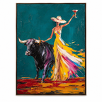 ARBYNART POP Art | Gilded Ceremony on the Teal Frontier