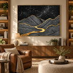 ARBYNART Contemporary Luxe Art | Gilded Channel