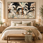 ARBYNART Abstract Art | Gilded Daydream of Pale Palms