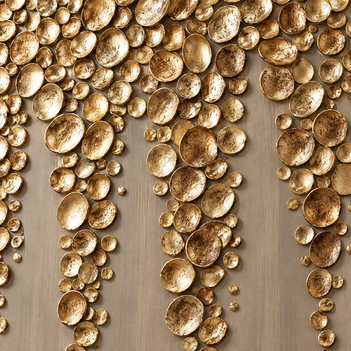 ARBYNART Contemporary Luxe Art | Gilded Drop Canopy