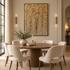 ARBYNART Contemporary Luxe Art | Gilded Drop Canopy
