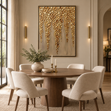 ARBYNART Contemporary Luxe Art | Gilded Drop Canopy