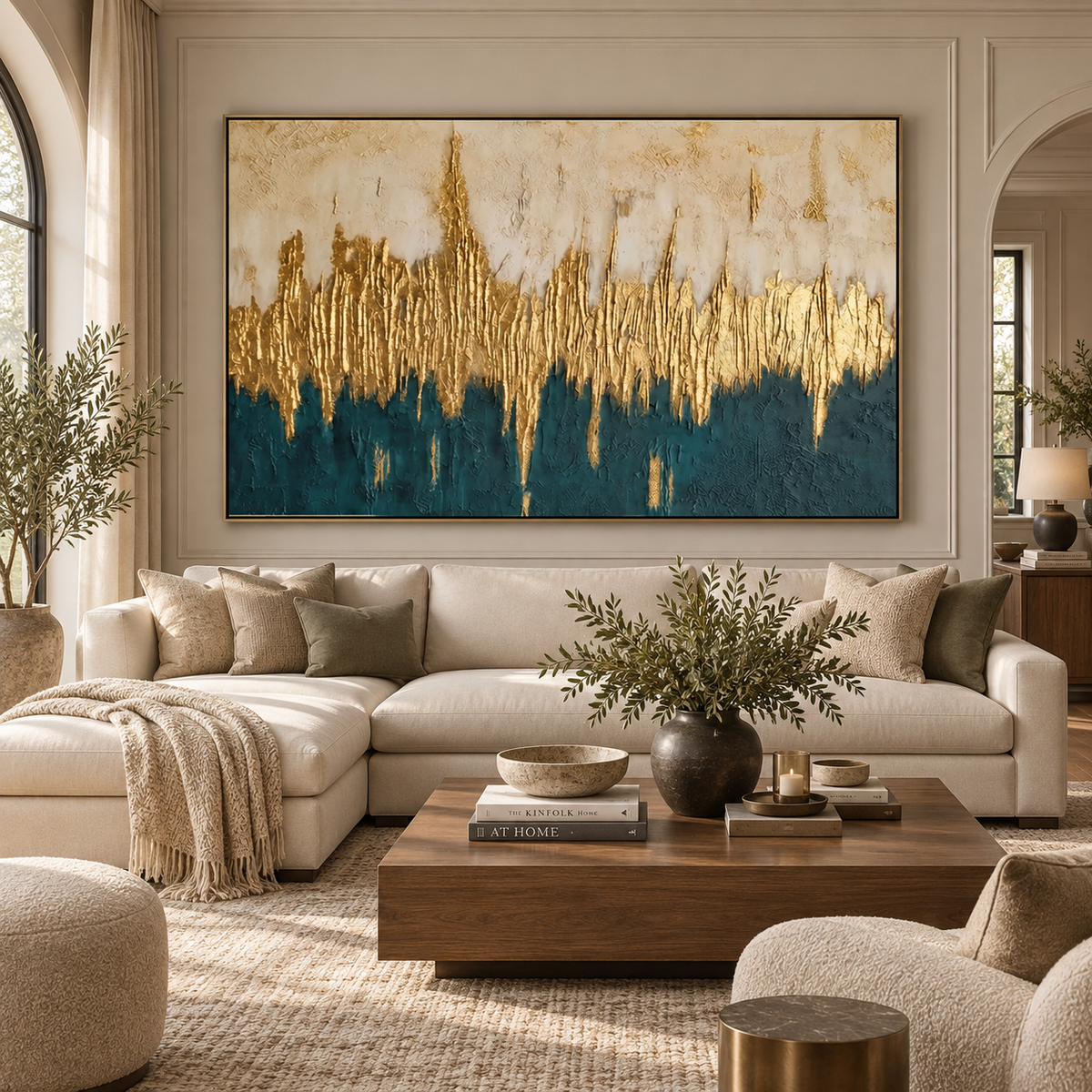 ARBYNART Contemporary Luxe Art | Gilded Echo