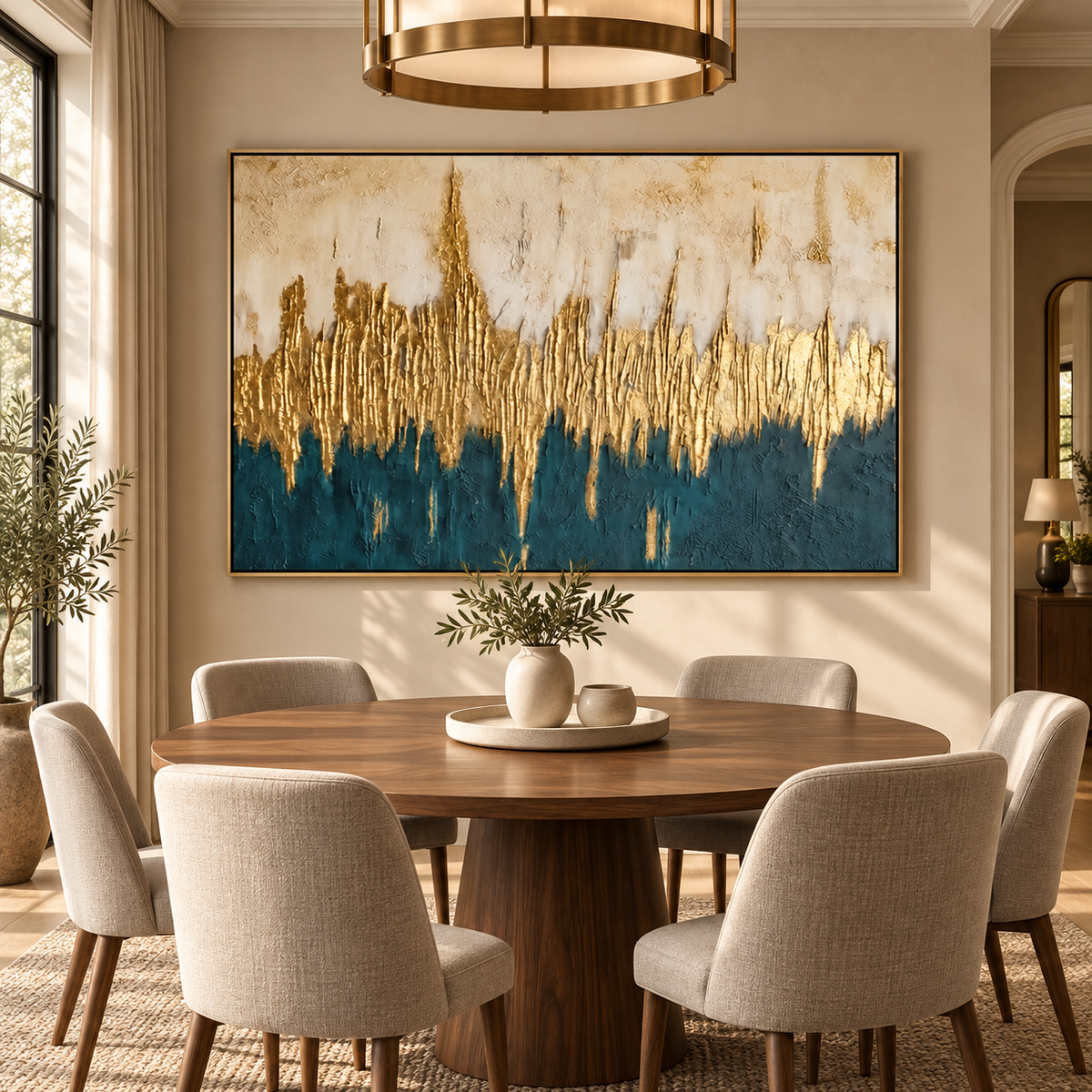 ARBYNART Contemporary Luxe Art | Gilded Echo