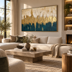 ARBYNART Contemporary Luxe Art | Gilded Echo