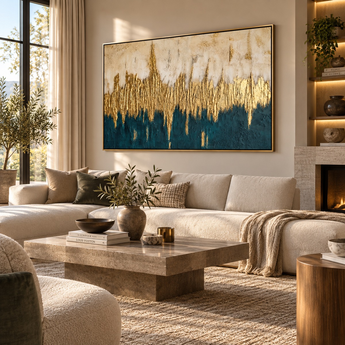 ARBYNART Contemporary Luxe Art | Gilded Echo