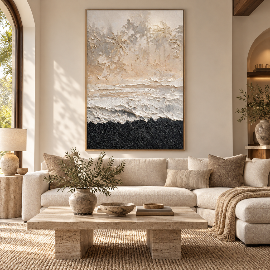ARBYNART Abstract Art | Whispers Along the Ebony Shore