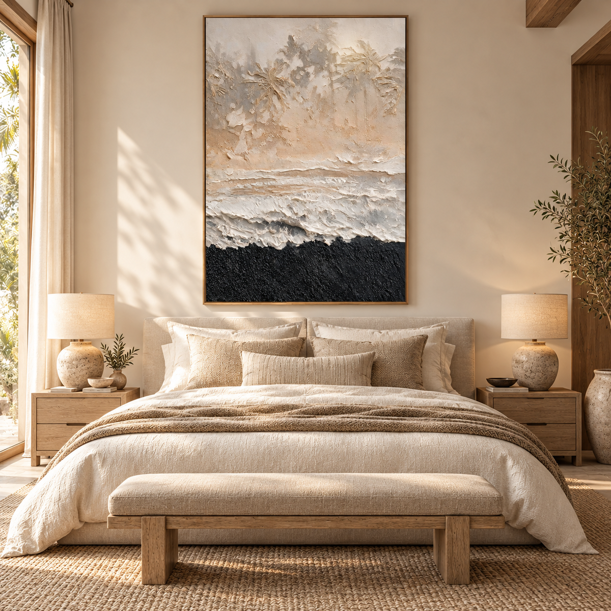 ARBYNART Abstract Art | Whispers Along the Ebony Shore
