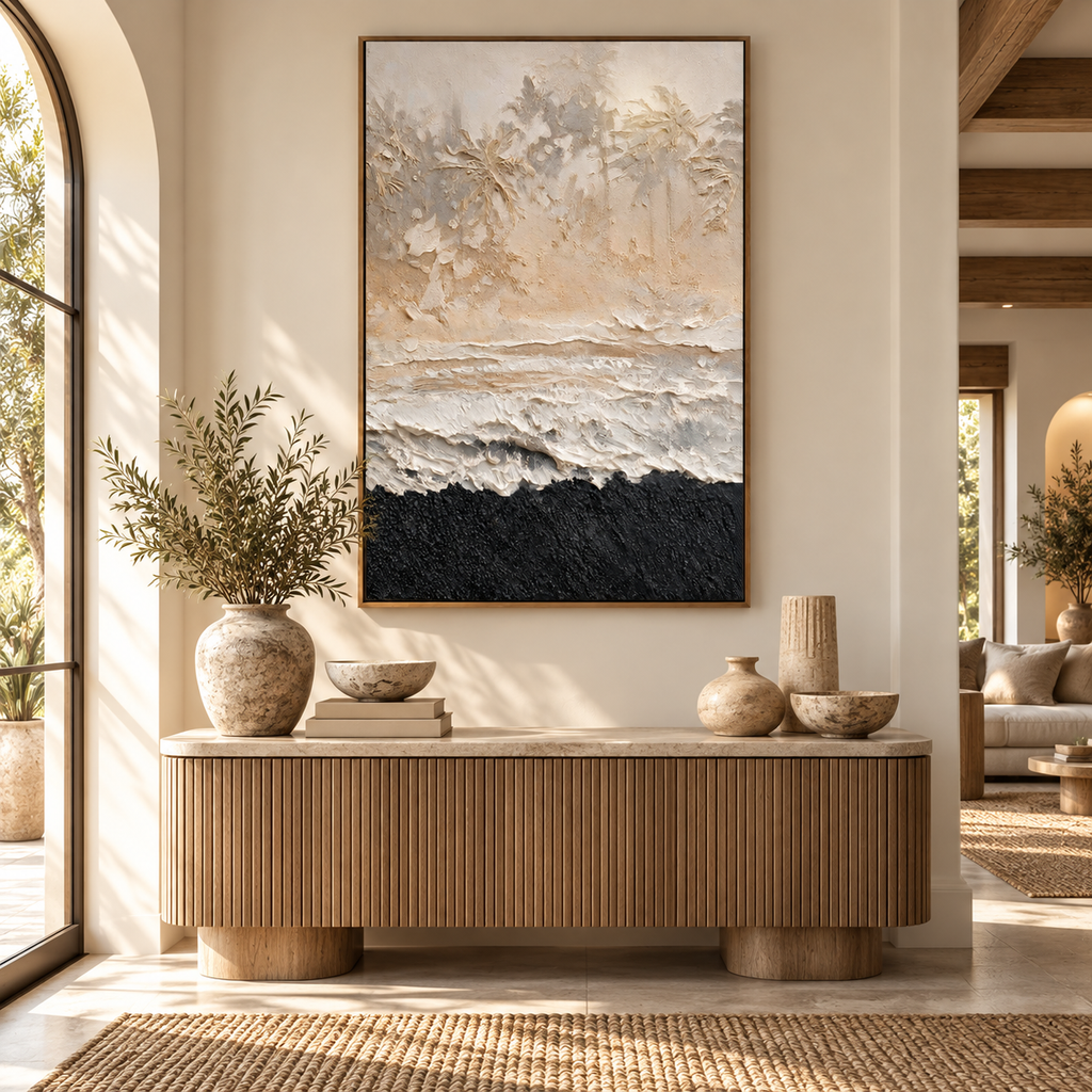ARBYNART Abstract Art | Whispers Along the Ebony Shore