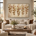 ARBYNART Contemporary Luxe Art | Gilded Ginkgo Cascade