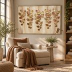 ARBYNART Contemporary Luxe Art | Gilded Ginkgo Cascade