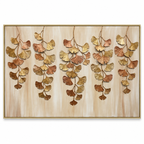 ARBYNART Contemporary Luxe Art | Gilded Ginkgo Cascade