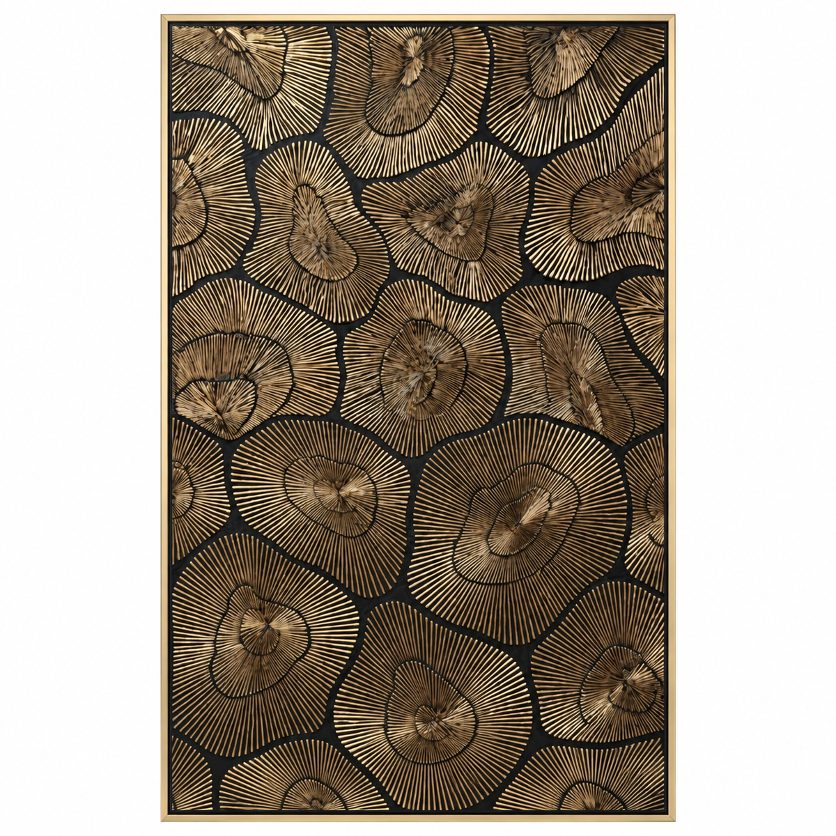 ARBYNART Contemporary Luxe Art | Gilded Halo Rhythm