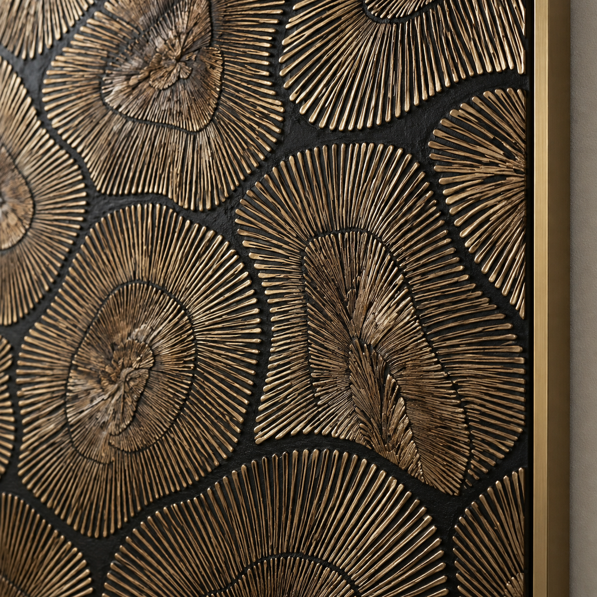 ARBYNART Contemporary Luxe Art | Gilded Halo Rhythm