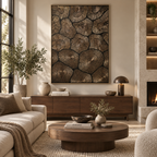 ARBYNART Contemporary Luxe Art | Gilded Halo Rhythm