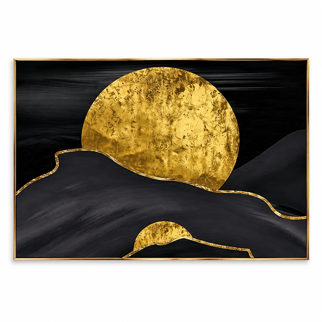ARBYNART Contemporary Luxe Art | Gilded Horizon