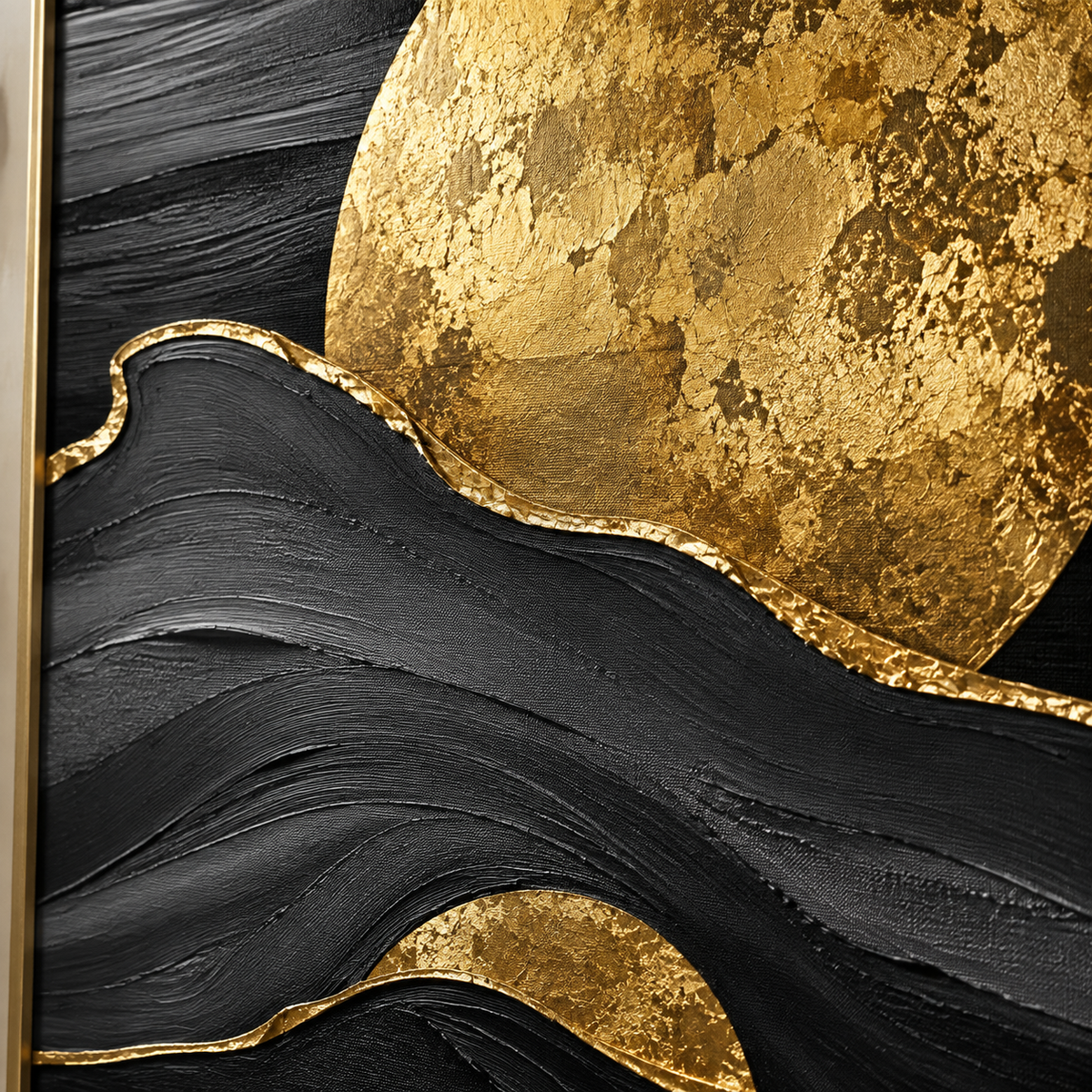 ARBYNART Contemporary Luxe Art | Gilded Horizon
