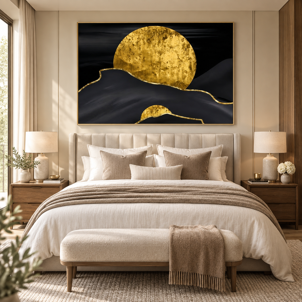 ARBYNART Contemporary Luxe Art | Gilded Horizon