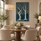 ARBYNART Contemporary Luxe Art | Gilded Midnight Grove